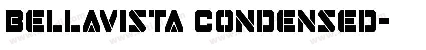 Bellavista Condensed字体转换